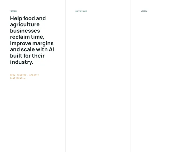Print piece, FoodAgri AI