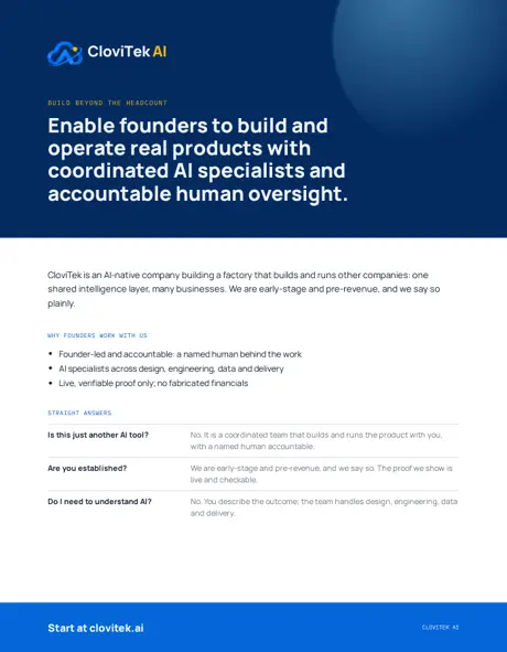 One pager 700x900
