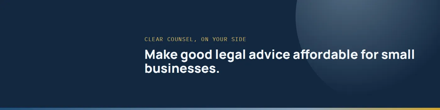 LinkedIn banner, from the Northwind Legal kit