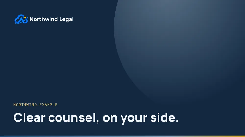 YouTube thumbnail, from the Northwind Legal kit