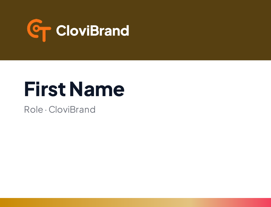 name badge